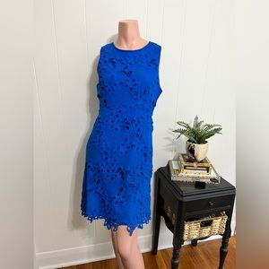 ANTHROPOLOGIE by Maeve blue cocktail dress